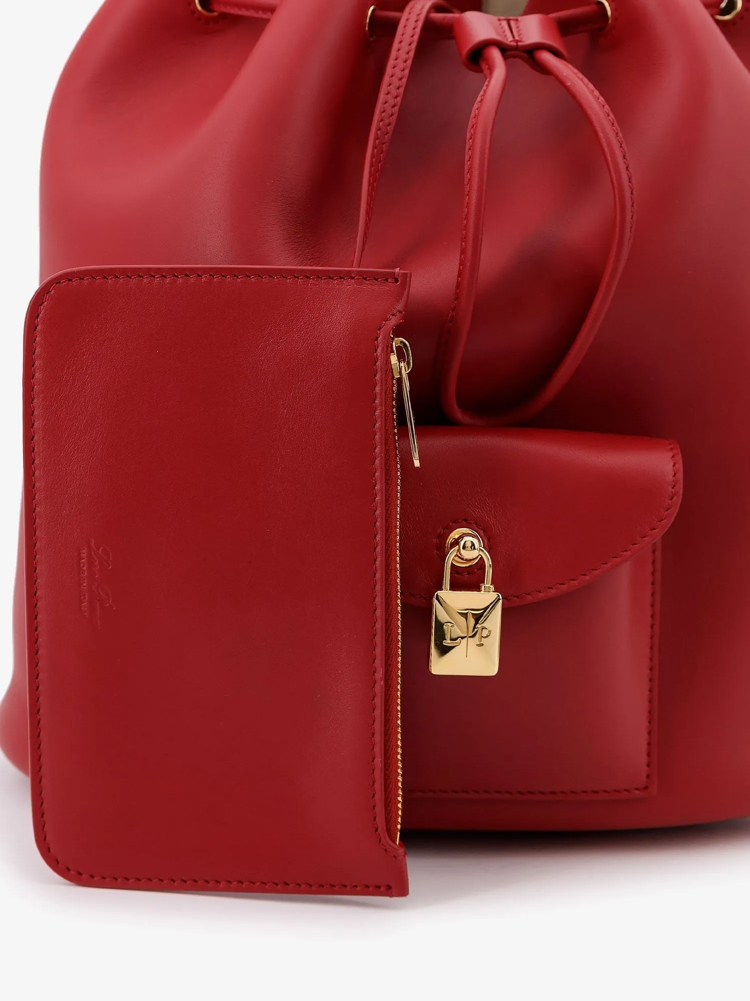 LORO PIANA Extra Drawstring L27 leather backpack sold by Siebentaschen product image thumbnail 5