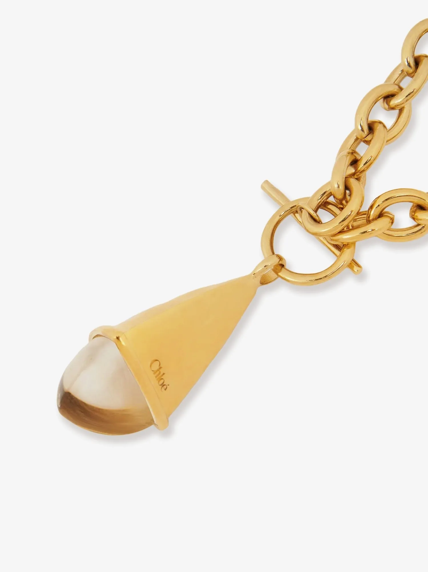 CHLOE' Chloé Prism brass necklace sold by Siebentaschen product image thumbnail 2