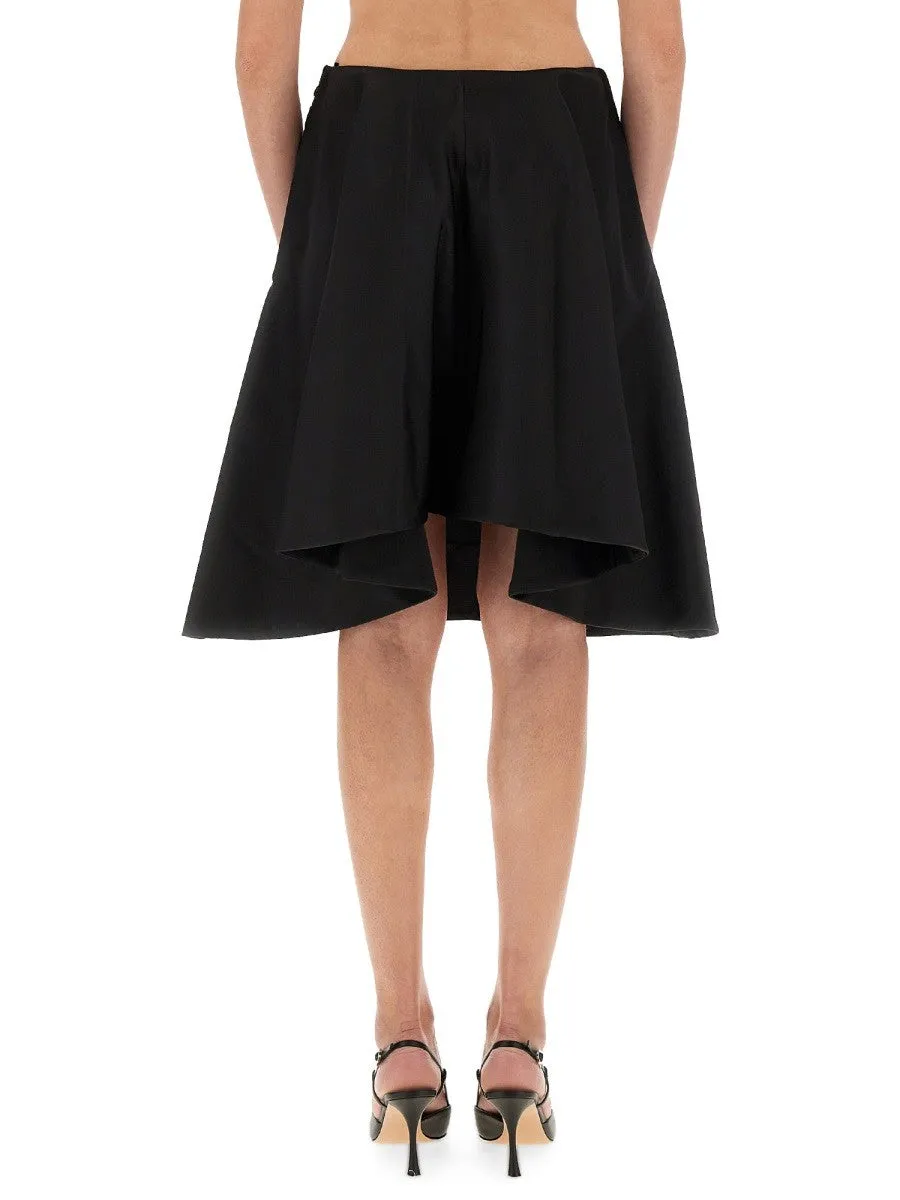 Alexander Mcqueen FLARED MIDI SKIRT sold by Siebentaschen product image thumbnail 3