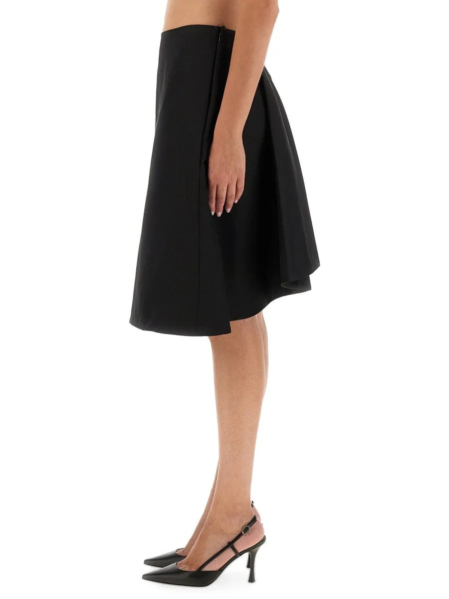 Alexander Mcqueen FLARED MIDI SKIRT sold by Siebentaschen product image thumbnail 4