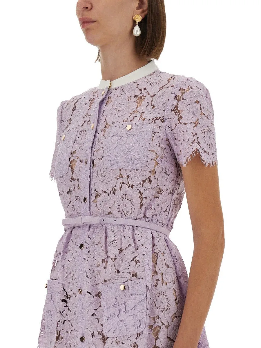 SELF-PORTRAIT LACE MIDI DRESS sold by Siebentaschen product image thumbnail 2