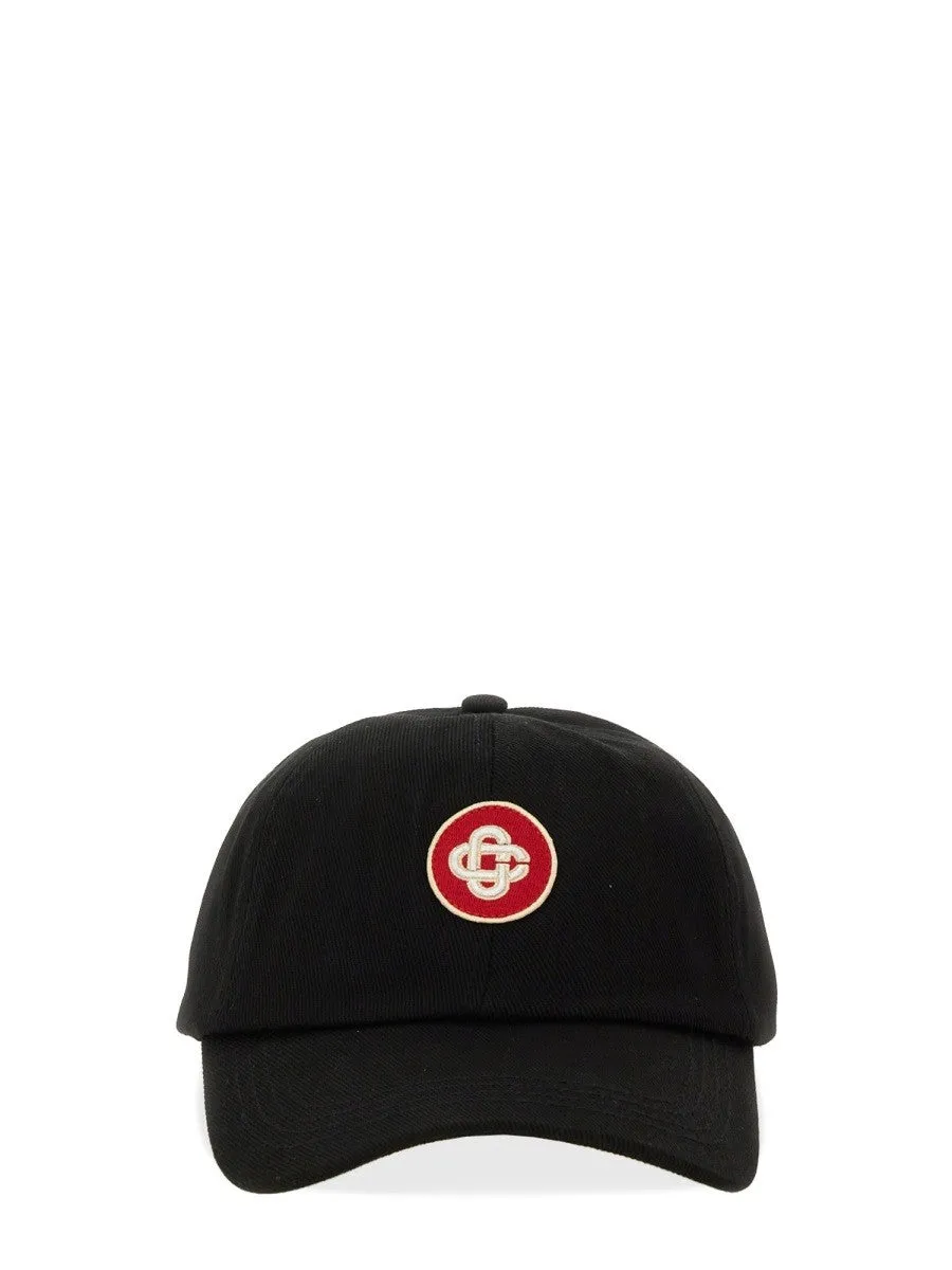 CASABLANCA BASEBALL HAT WITH LOGO PATCH sold by Siebentaschen