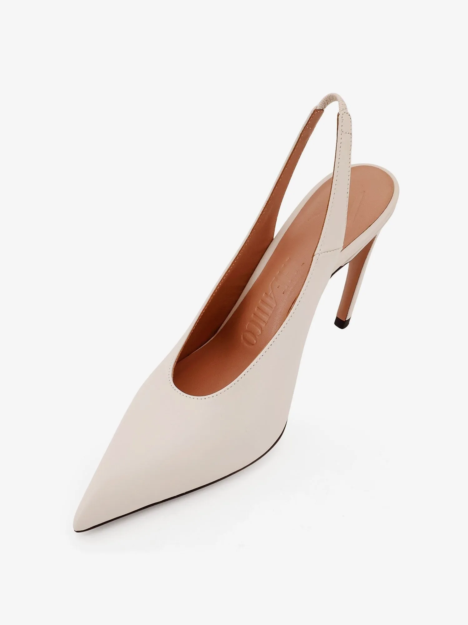 The Attico Viper leather slingback pumps sold by Siebentaschen product image thumbnail 4