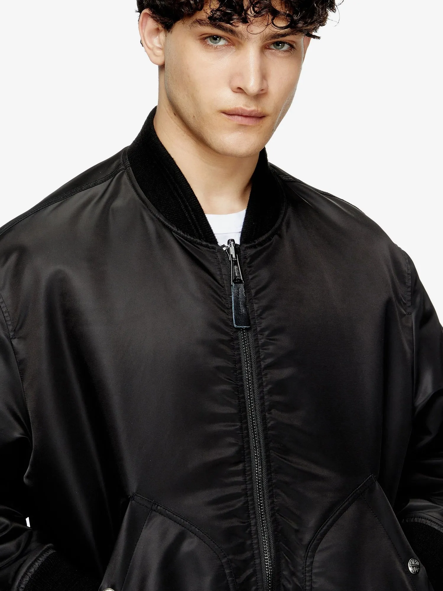 Diesel J-Held nylon revesible bomber jacket sold by Siebentaschen product image thumbnail 5