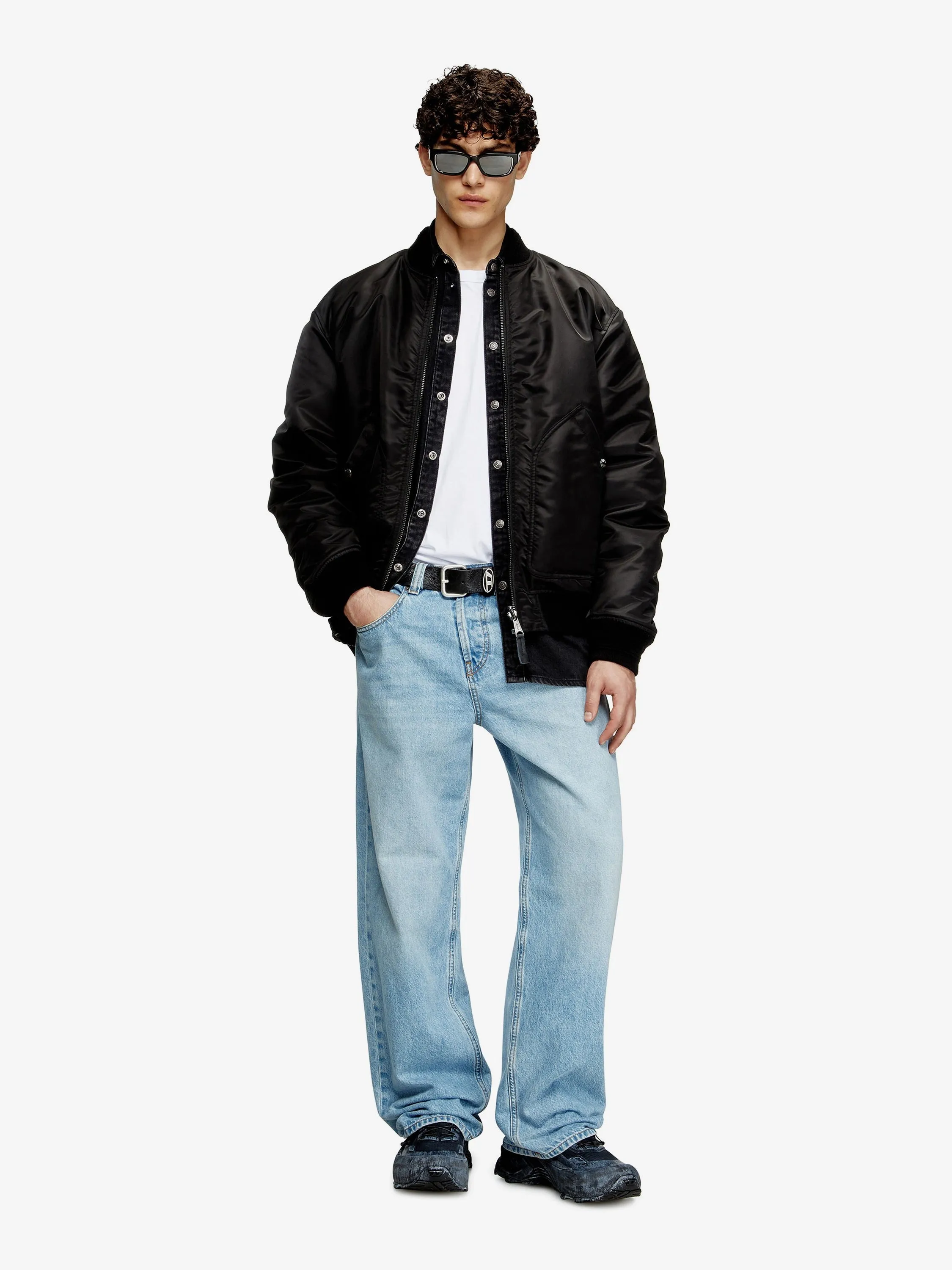 Diesel J-Held nylon revesible bomber jacket sold by Siebentaschen product image thumbnail 2