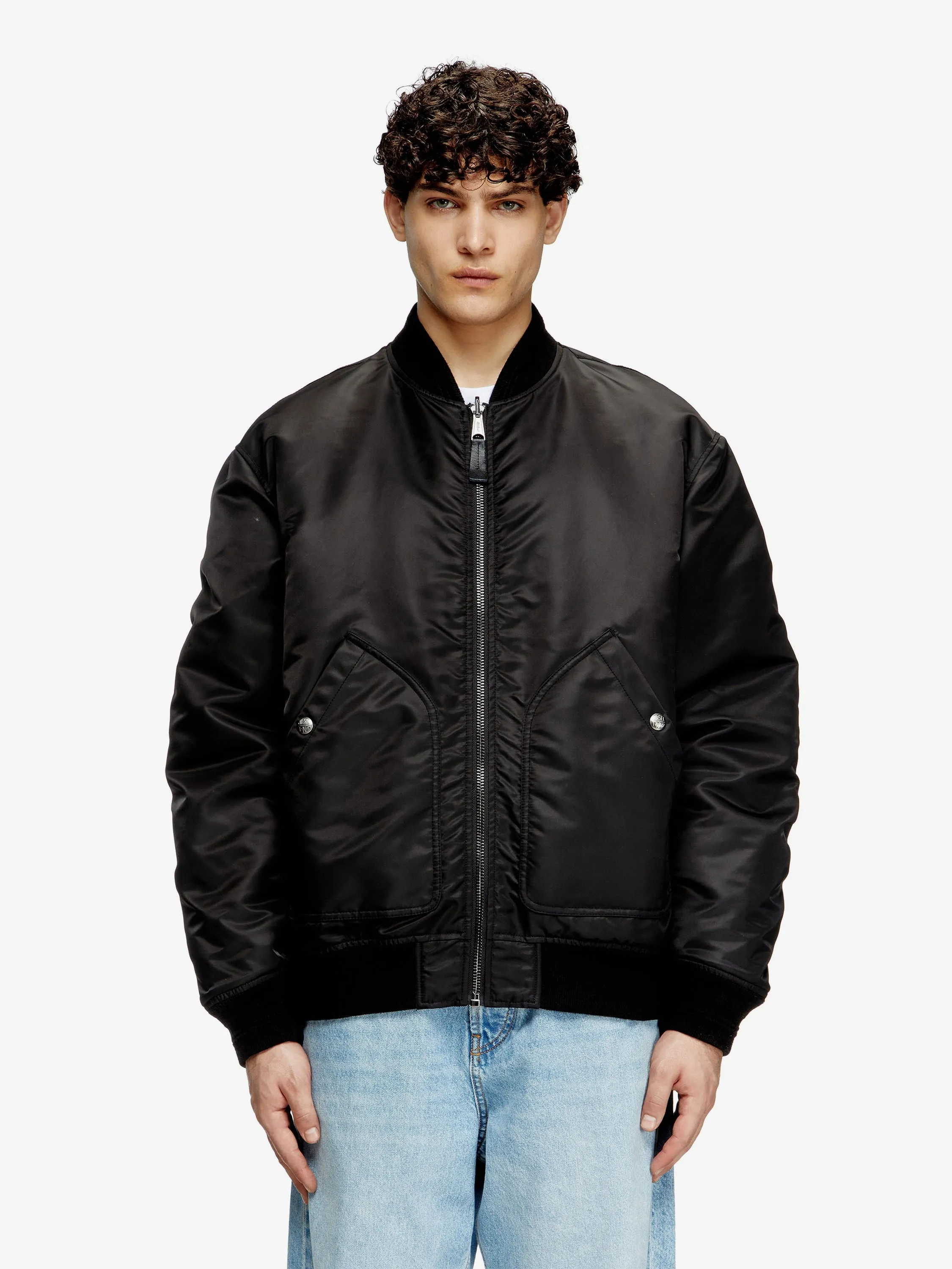 Diesel J-Held nylon revesible bomber jacket sold by Siebentaschen product image thumbnail 3