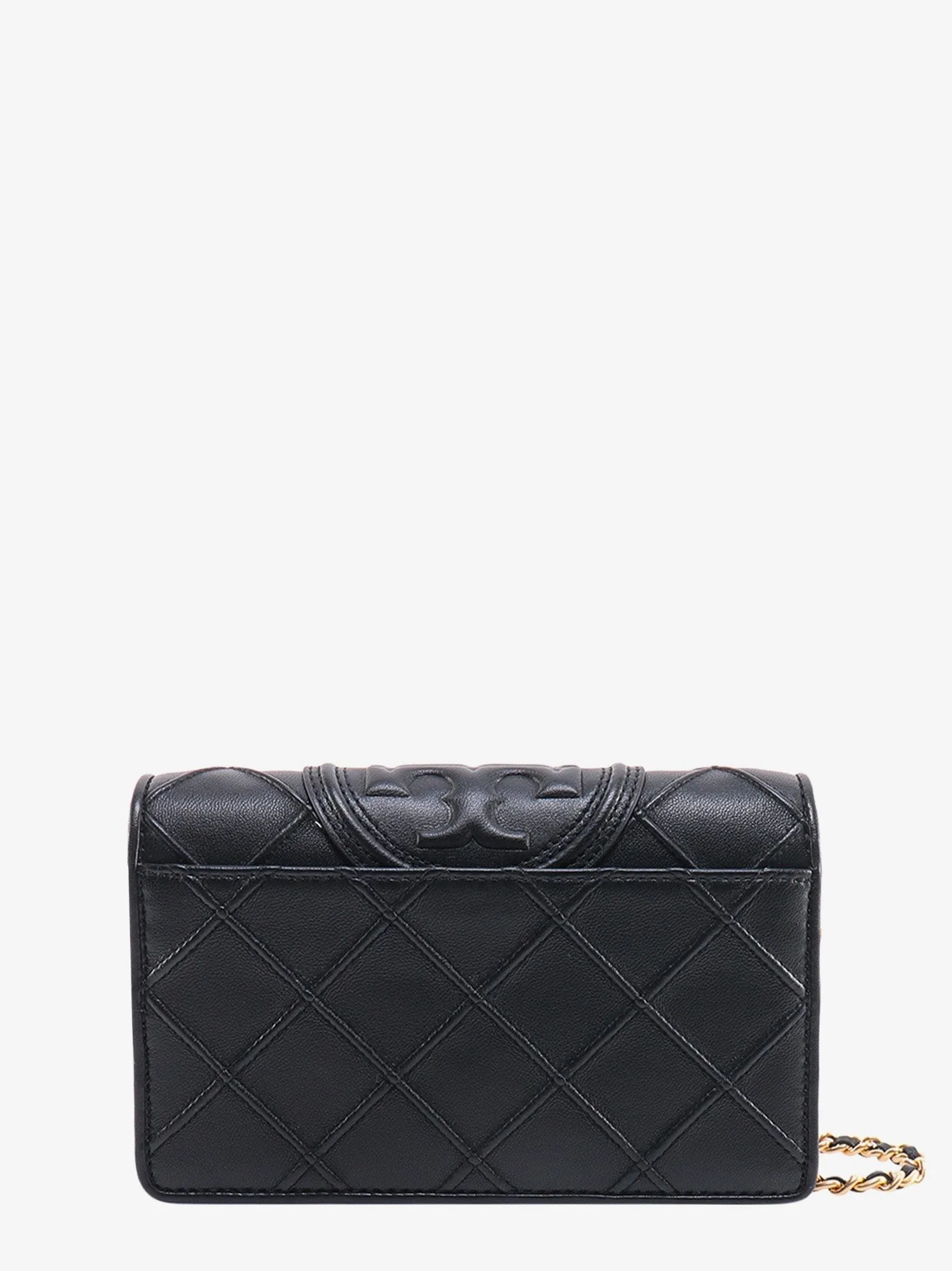 Tory Burch Stitched leather shoulder bag with embossed logo sold by Siebentaschen product image thumbnail 2