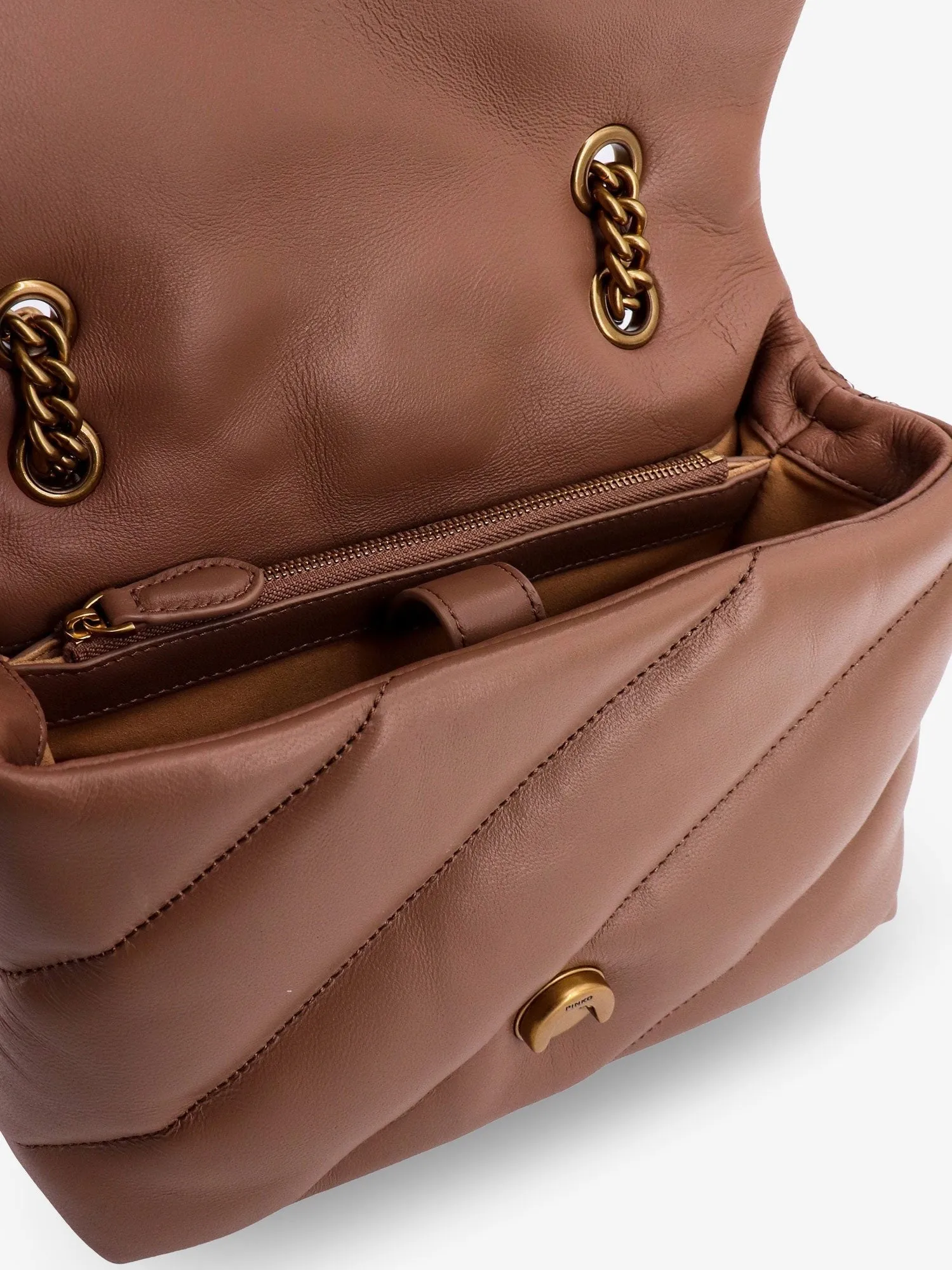 Pinko Love Puff Classic matelassé leather shoulder bag sold by Siebentaschen product image thumbnail 4