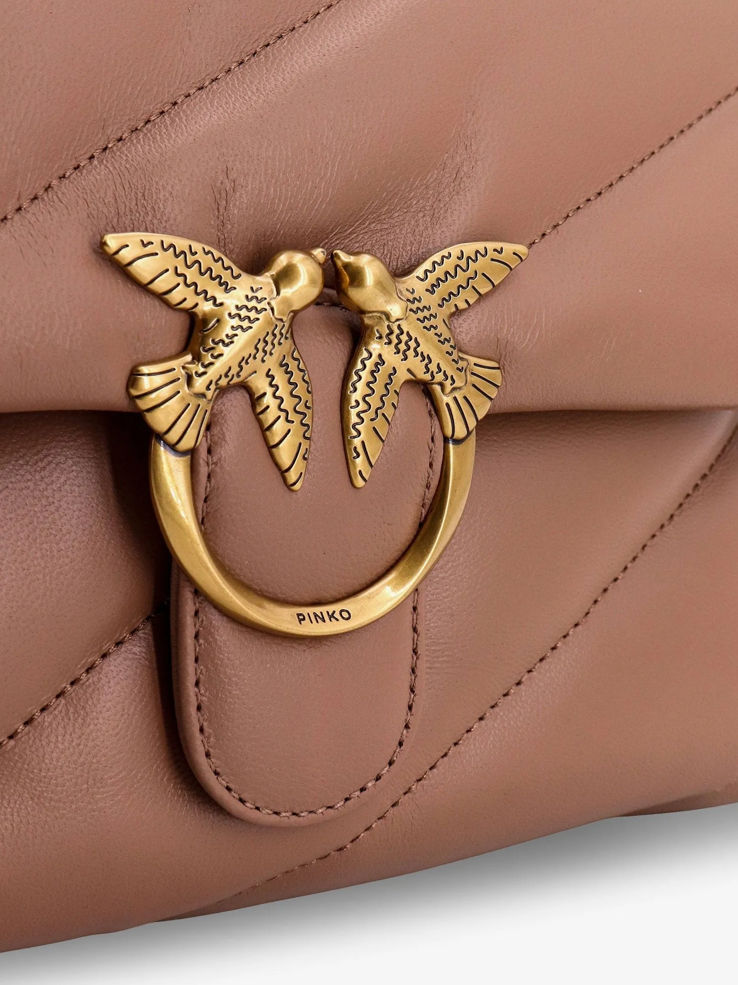 Pinko Love Puff Classic matelassé leather shoulder bag sold by Siebentaschen product image thumbnail 5