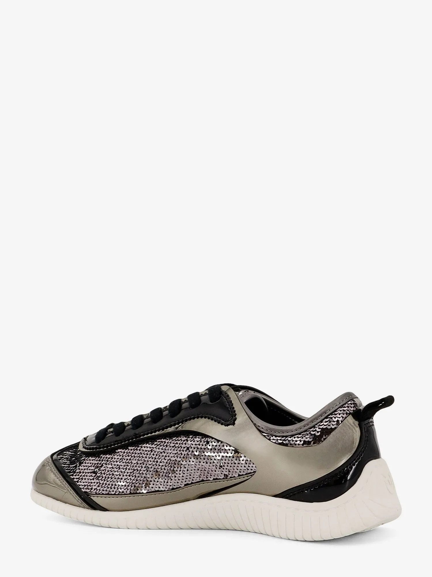 Pinko Reby 10 mirror fabric sneakers with sequins sold by Siebentaschen product image thumbnail 3