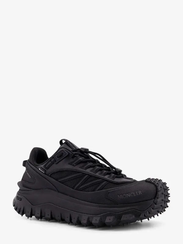 Moncler Trailgrip GTX mesh and leather sneakers sold by Siebentaschen
