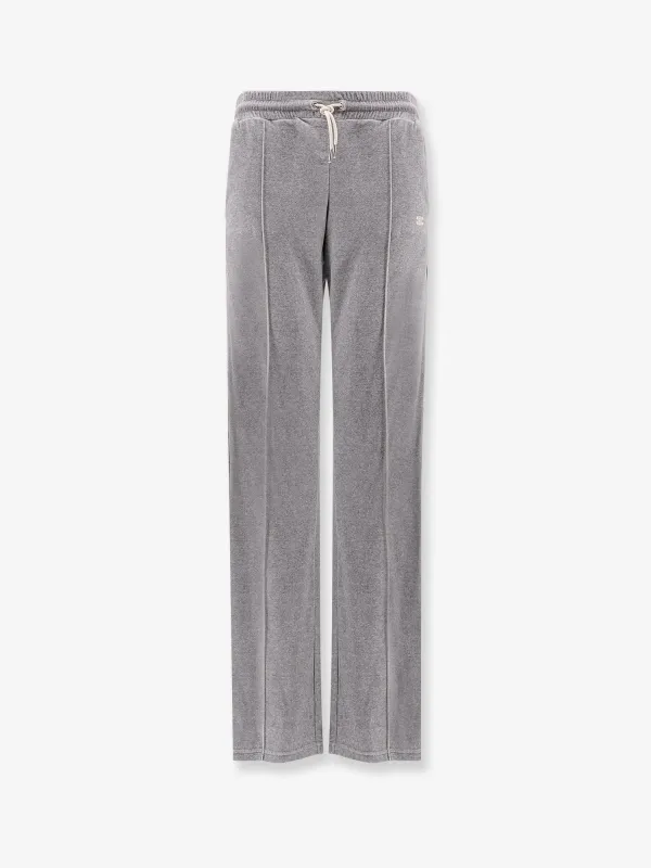 Celine Cotton velvet jogger trousers sold by Siebentaschen