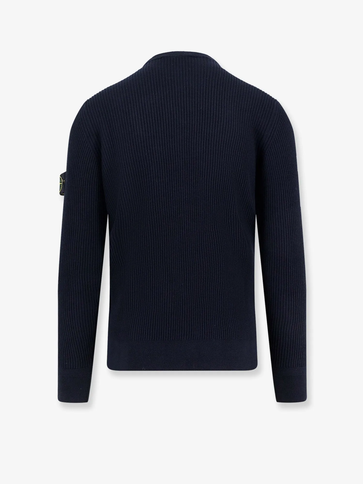 Stone Island Ribbed certified virgin wool sweater sold by Siebentaschen product image thumbnail 2
