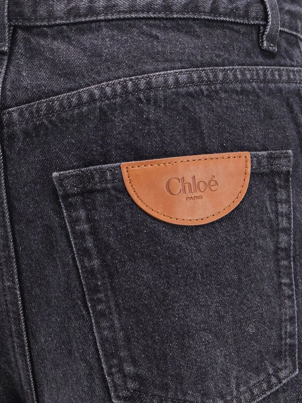 CHLOE' Jeans with iconic leather logo tag sold by Siebentaschen product image thumbnail 3