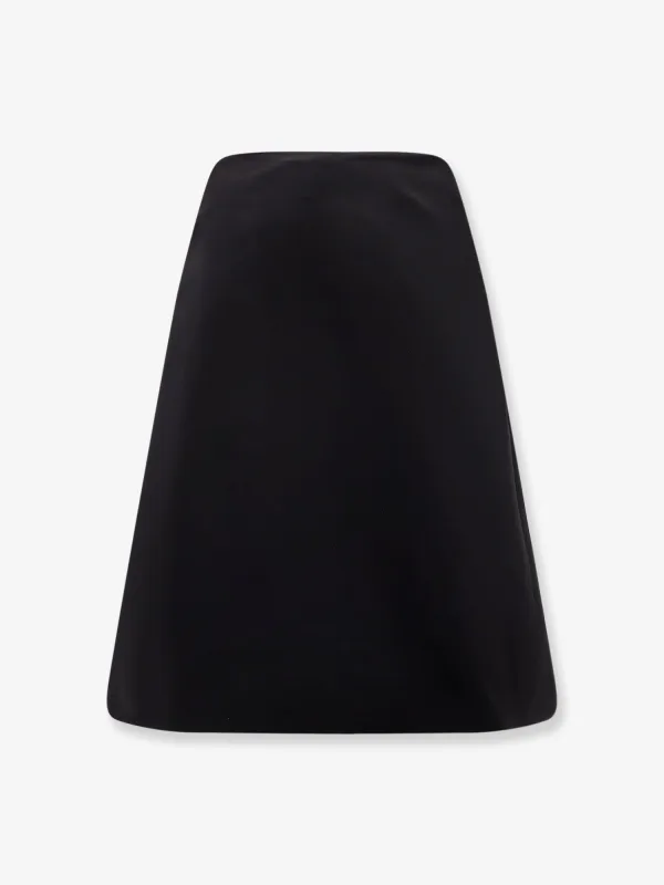 Alexander Mcqueen Flared midi skirt sold by Siebentaschen