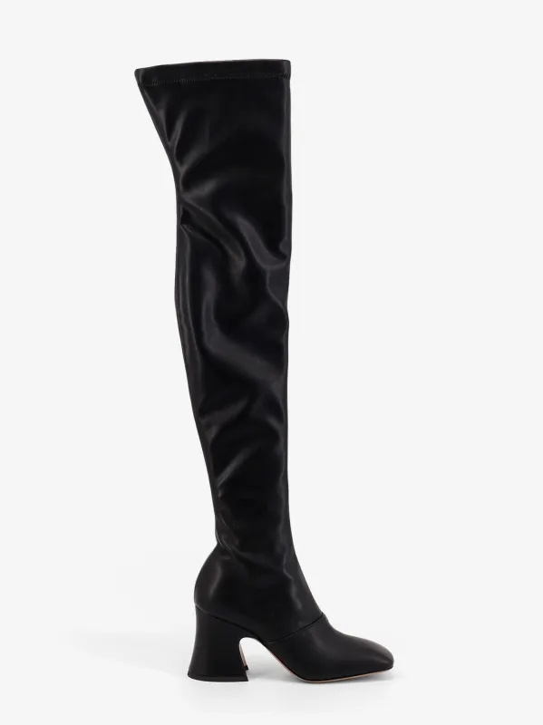 CHLOE' Janis Over The Knee leather boots sold by Siebentaschen