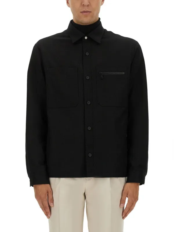 Zegna WOOL SHIRT sold by Siebentaschen