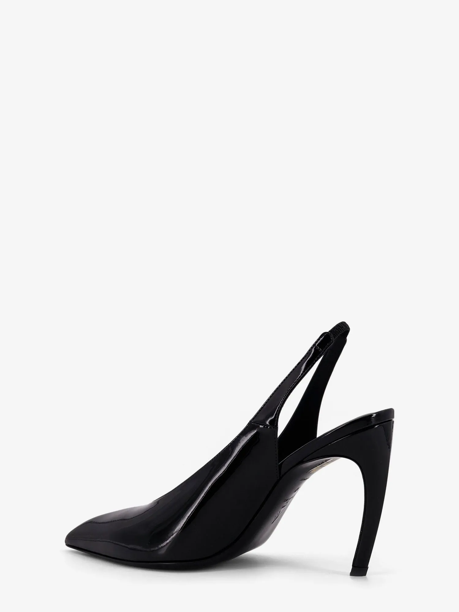 The Attico Viper leather slingback pumps sold by Siebentaschen product image thumbnail 3
