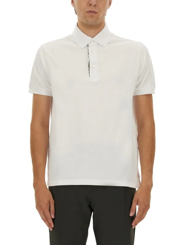 Etro POLO SHIRT WITH EMBROIDERED PEGASUS sold by Siebentaschen