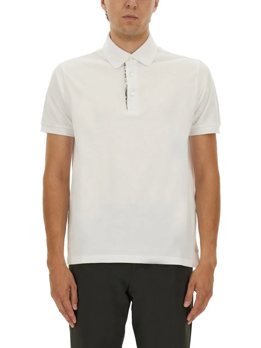 Etro POLO SHIRT WITH EMBROIDERED PEGASUS sold by Siebentaschen