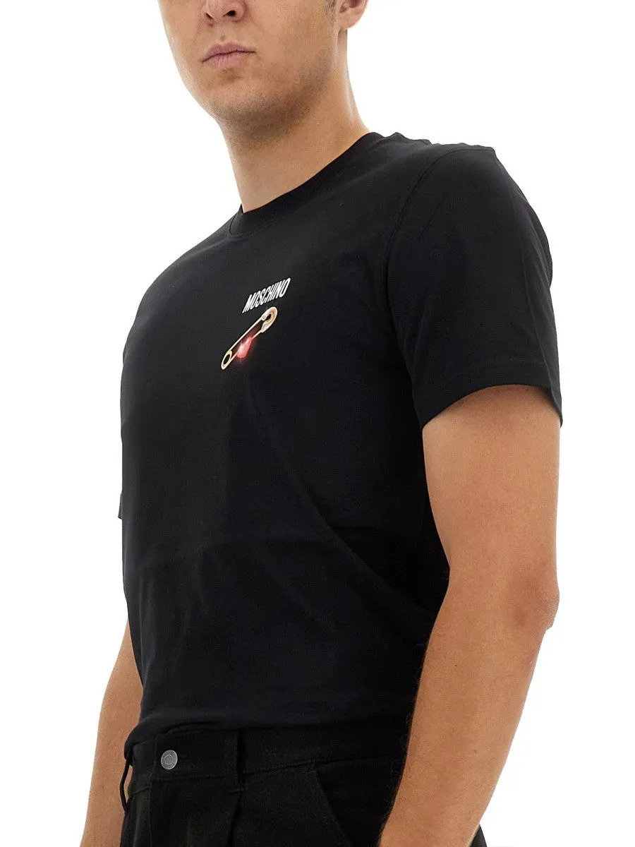 Moschino T-SHIRT WITH LOGO PATCH sold by Siebentaschen product image thumbnail 4