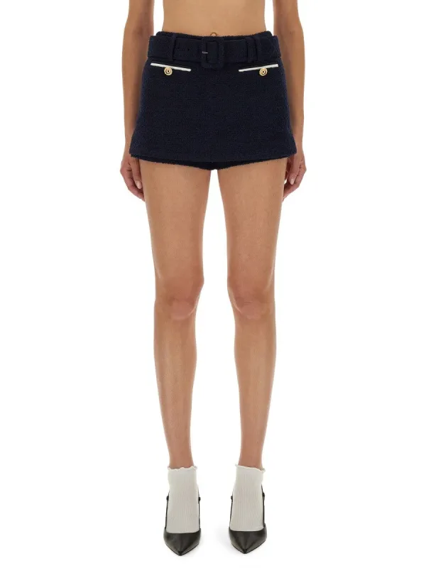 SELF-PORTRAIT BOUCLE SKIRT-PANTS sold by Siebentaschen