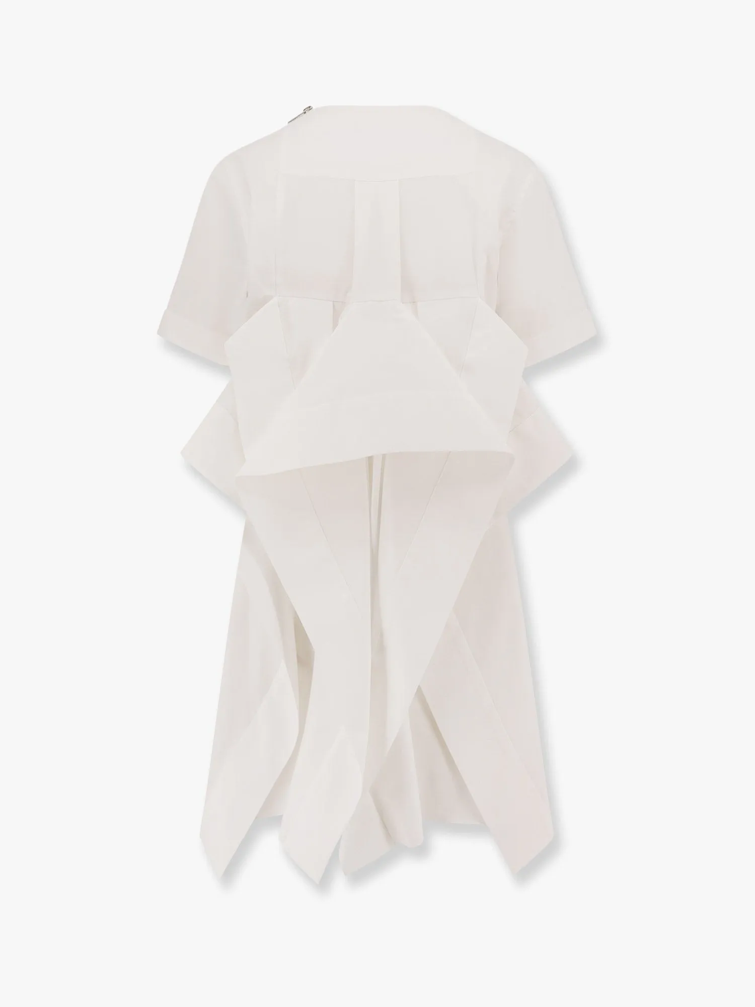 SACAI Dress with draped cotton inserts on the back sold by Siebentaschen product image thumbnail 4