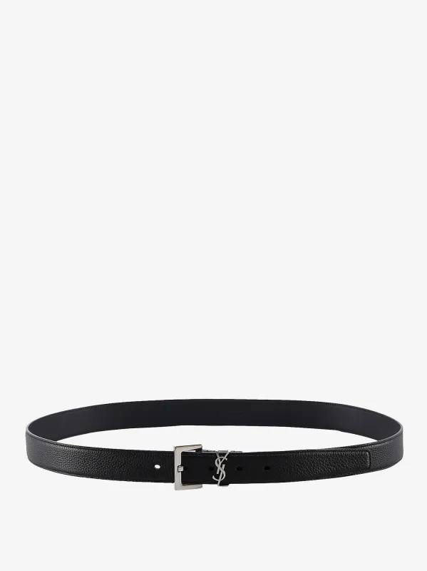 Saint Laurent Leather belt sold by Siebentaschen