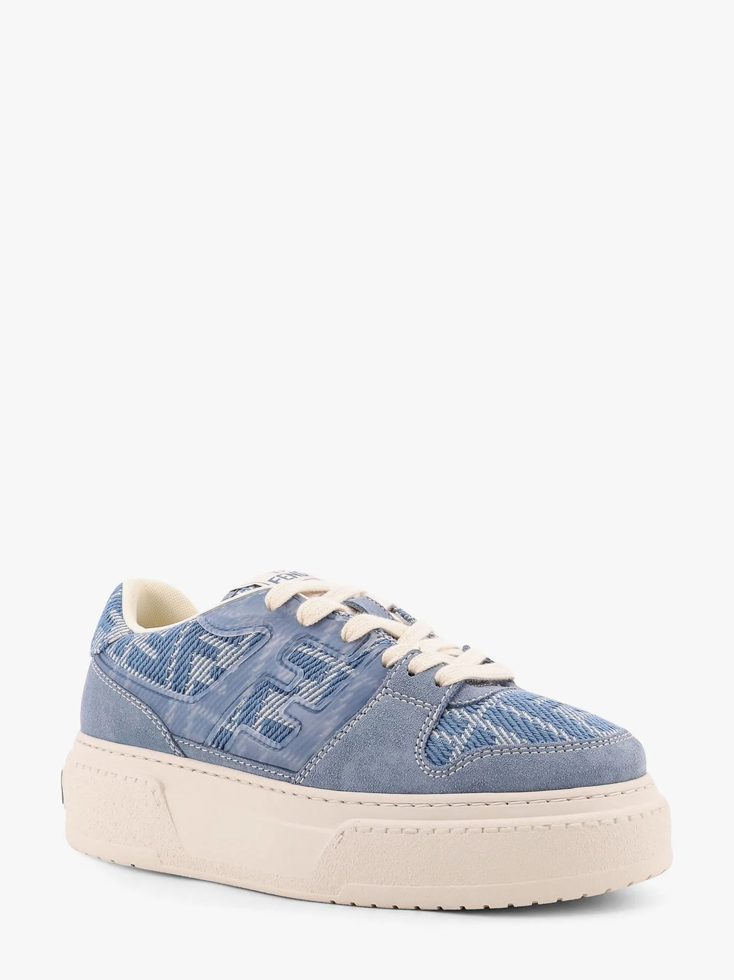 Fendi Match canvas and suede low-top sneakers sold by Siebentaschen product image thumbnail 2