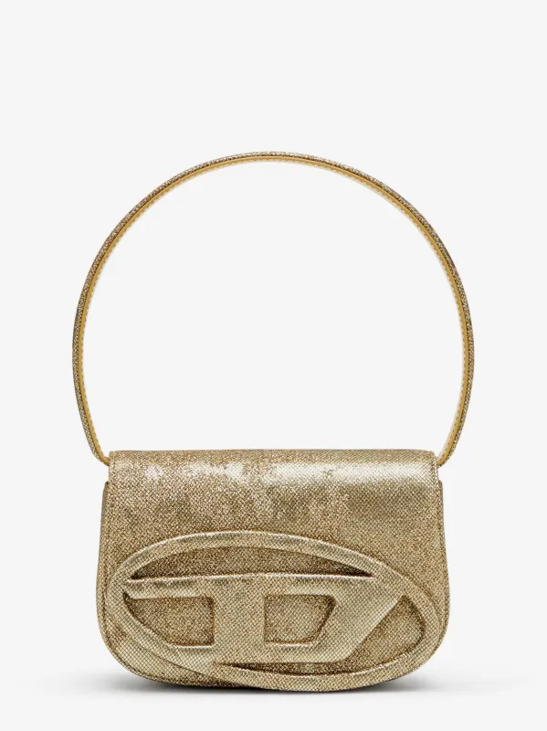 Diesel 1DR glitter fabric shoulder bag sold by Siebentaschen