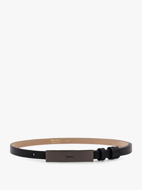 Max Mara New plate 15 max mara sfilata leather belt sold by Siebentaschen