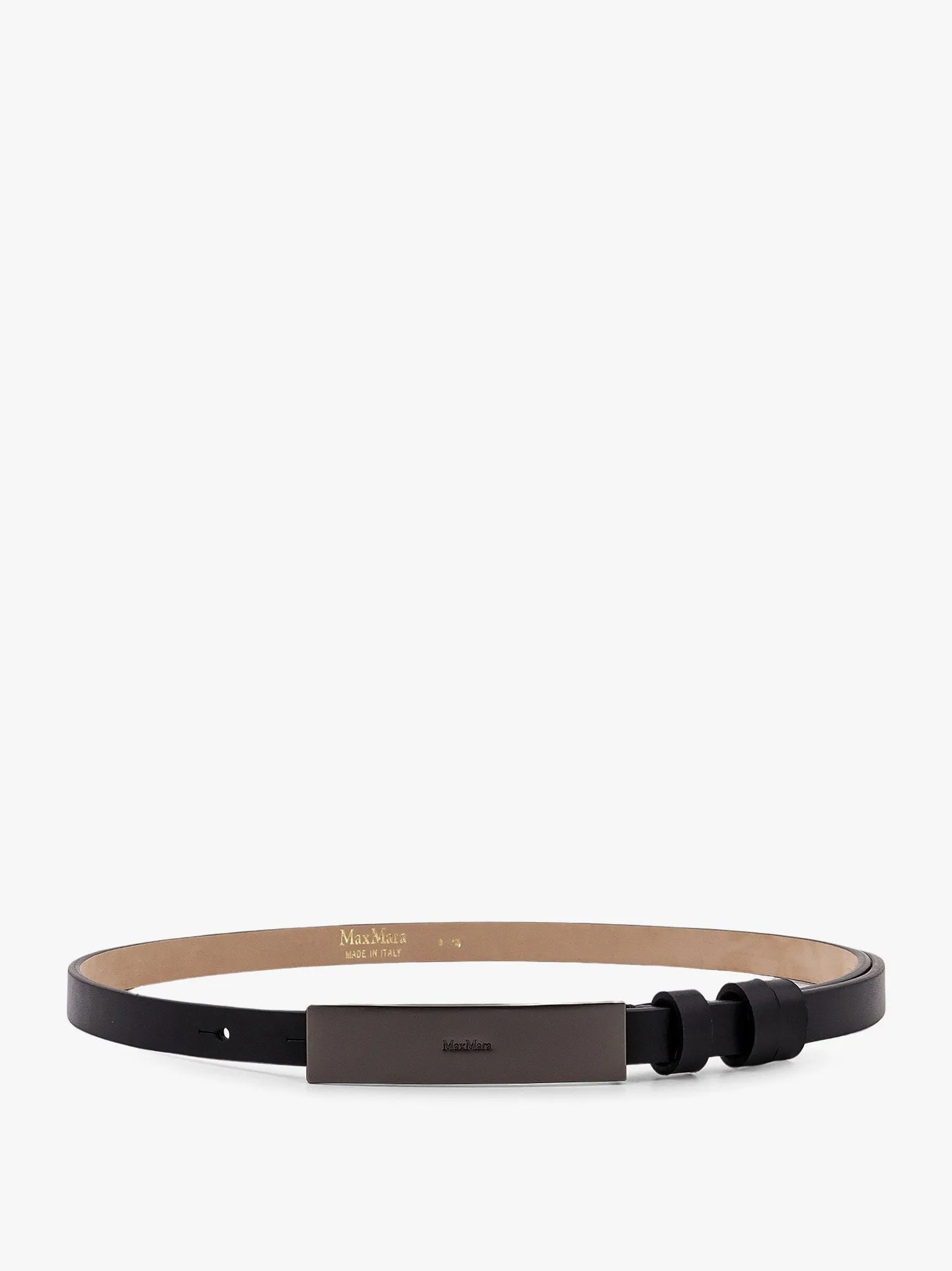Max Mara New plate 15 max mara sfilata leather belt sold by Siebentaschen