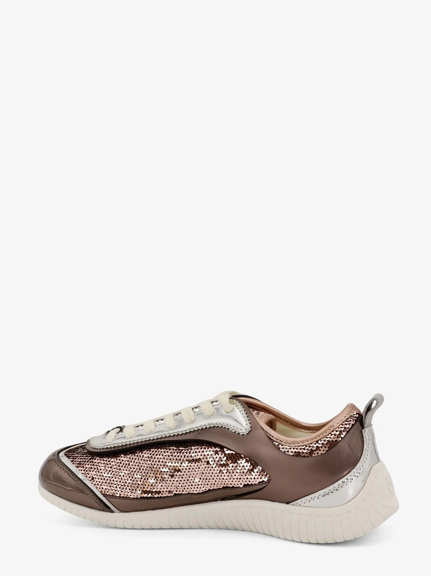 Pinko Reby 10 mirror fabric sneakers with sequins sold by Siebentaschen product image thumbnail 3