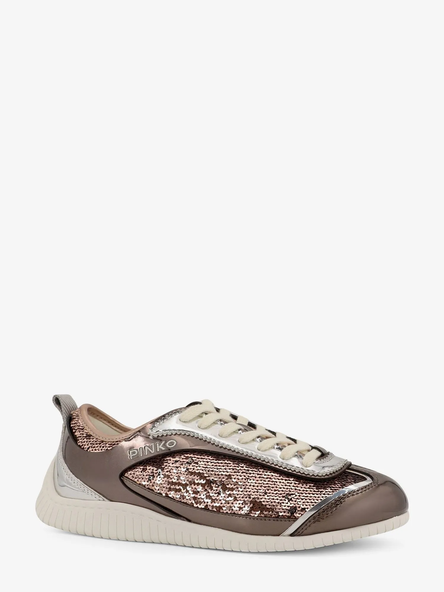 Pinko Reby 10 mirror fabric sneakers with sequins sold by Siebentaschen product image thumbnail 2