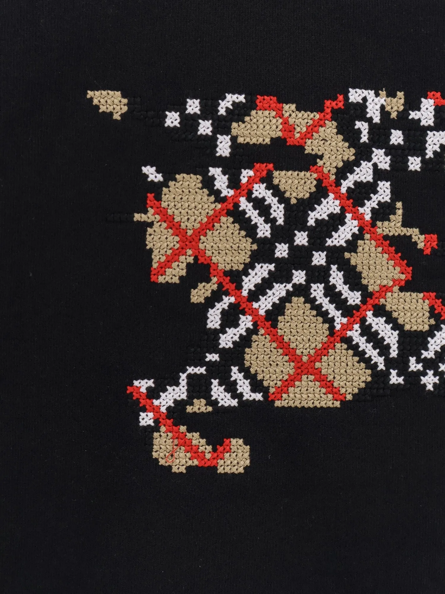 Burberry Cotton sweatshirt with logo embroidery sold by Siebentaschen product image thumbnail 5