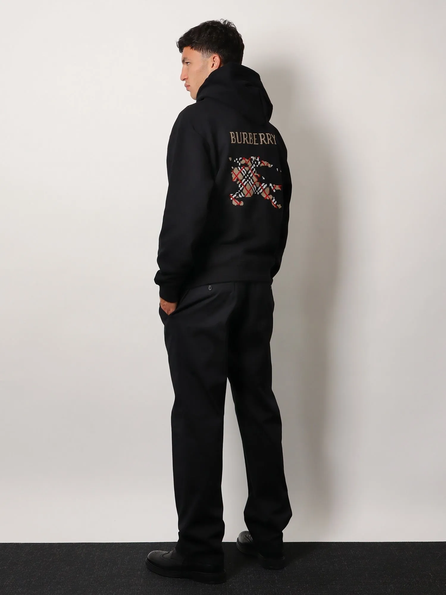 Burberry Cotton sweatshirt with logo embroidery sold by Siebentaschen product image thumbnail 2