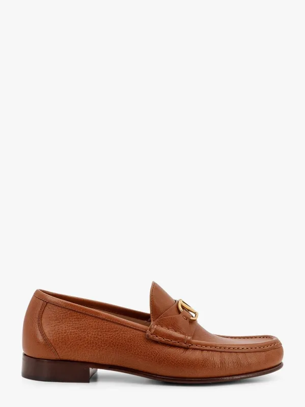 Valentino Garavani Vlogo leather loafer sold by Siebentaschen