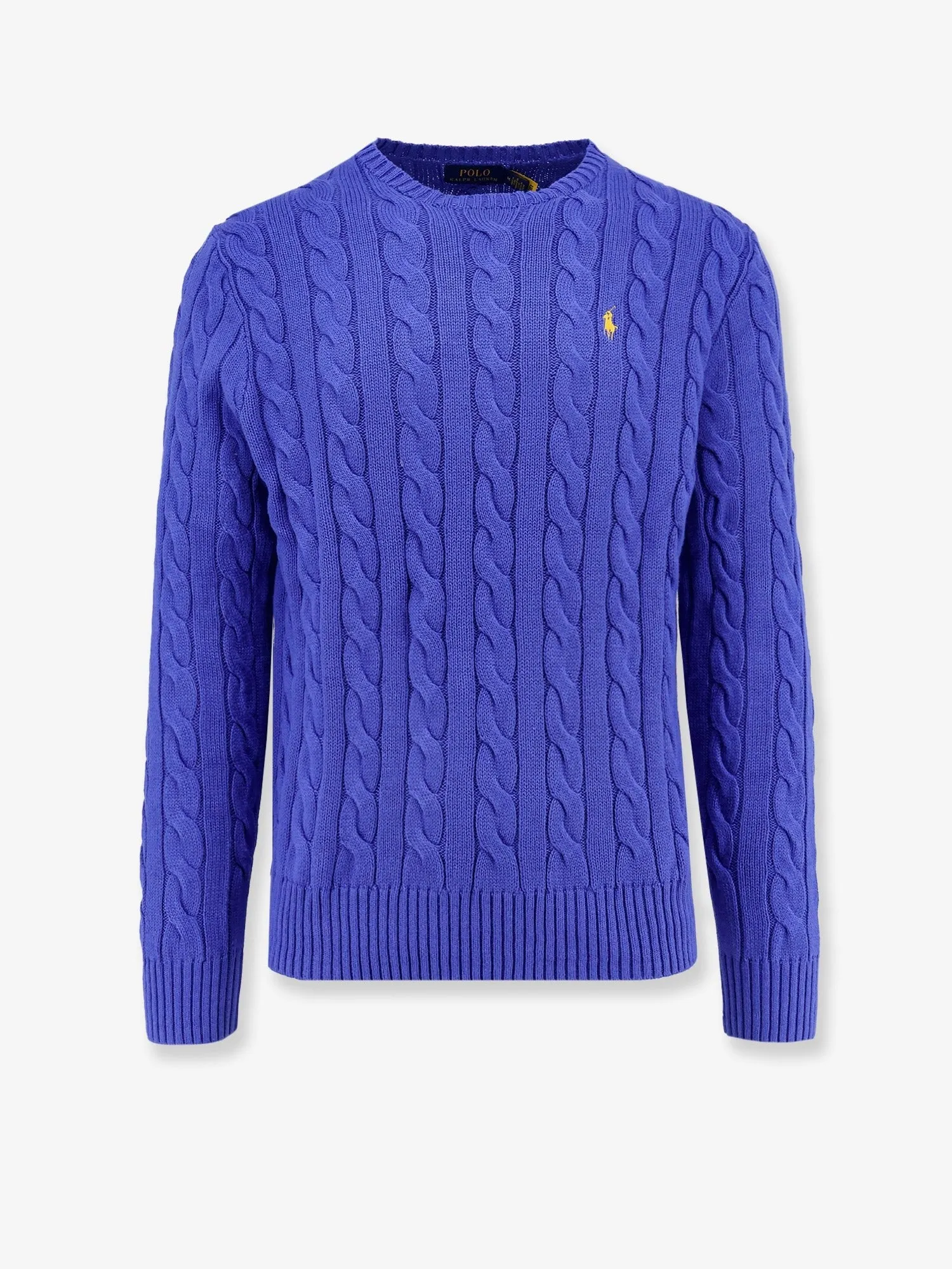 Polo Ralph Lauren Cable knit sweater with iconic embroidery sold by Siebentaschen