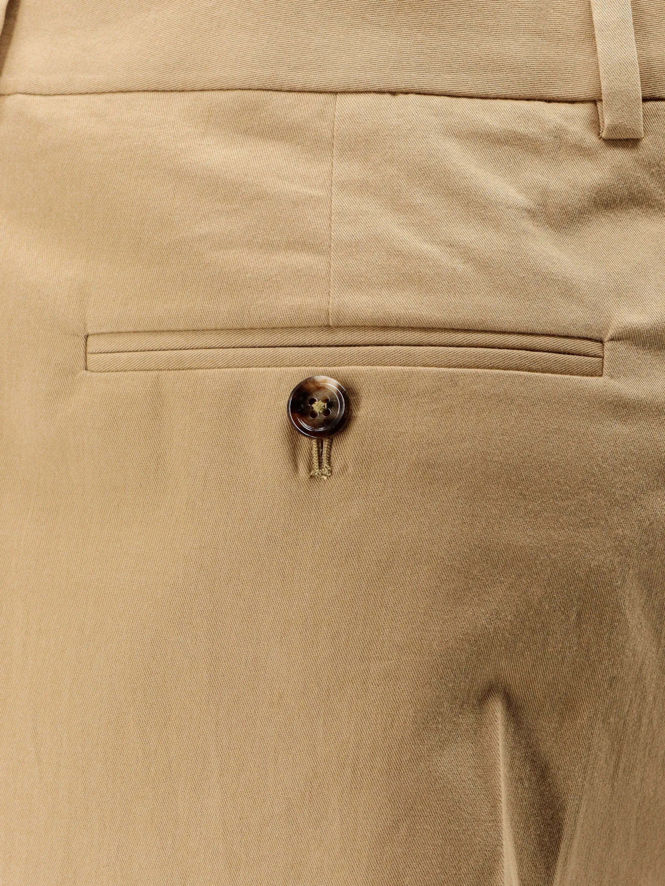Celine Pleated cotton trousers sold by Siebentaschen product image thumbnail 3