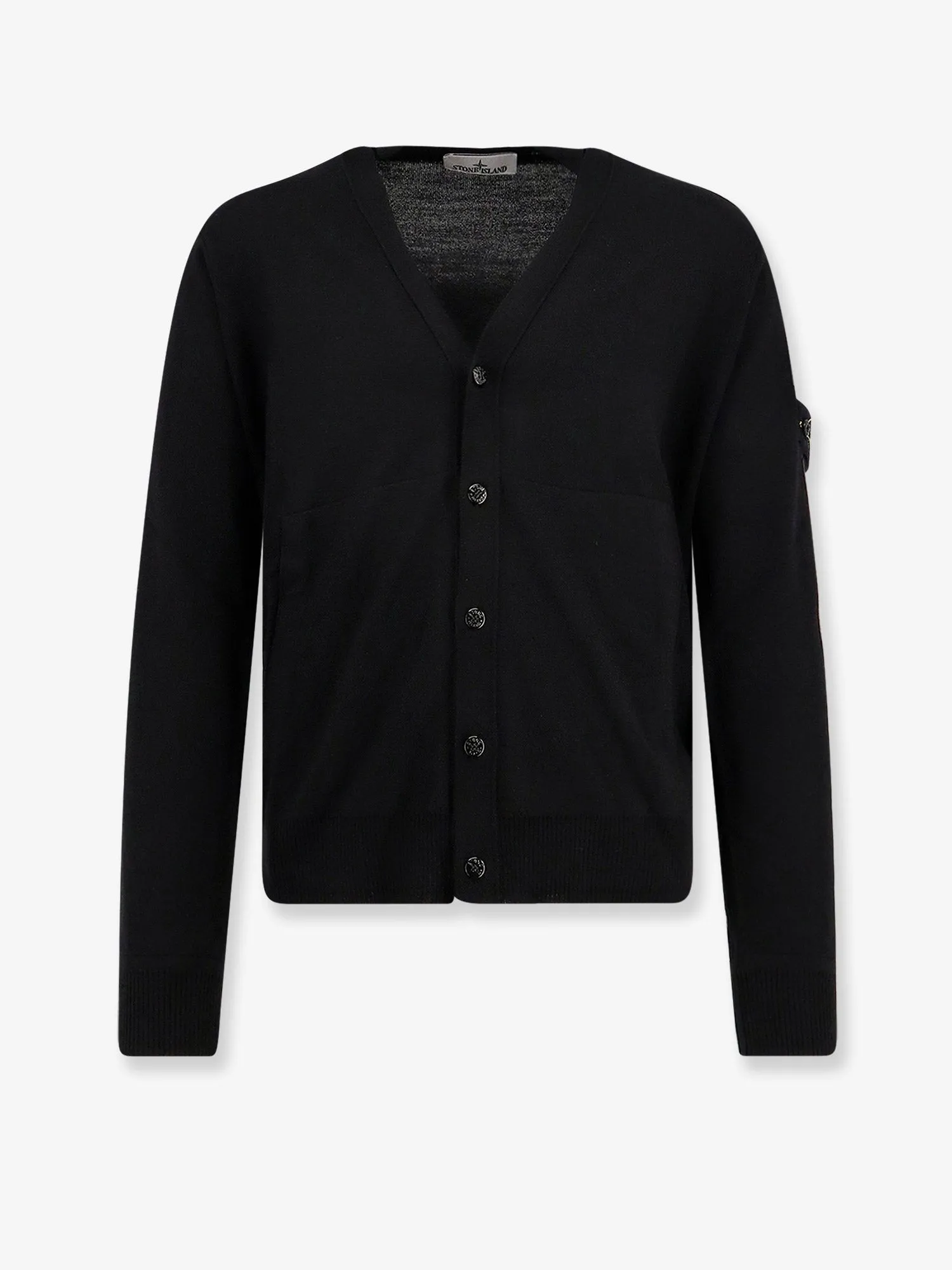 Stone Island Virgin wool cardigan sold by Siebentaschen