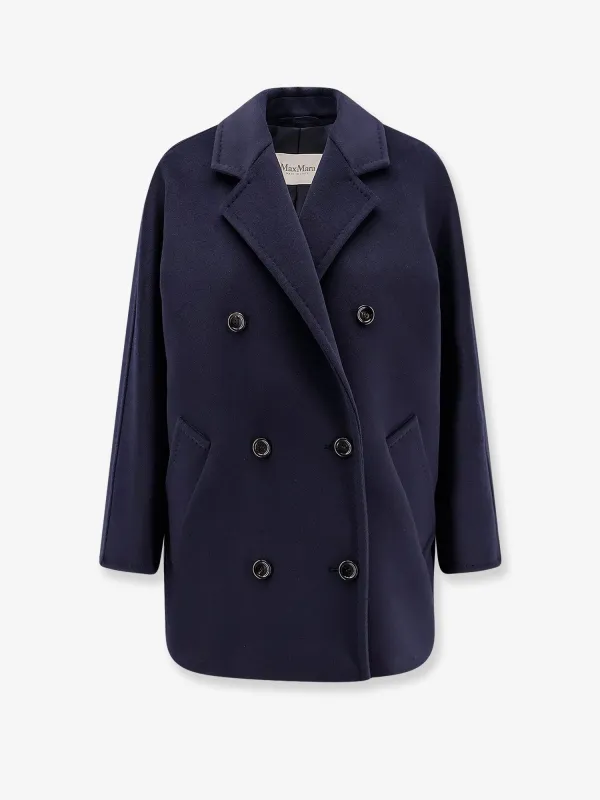 Max Mara Rebus virgin wool and cashmere coat sold by Siebentaschen