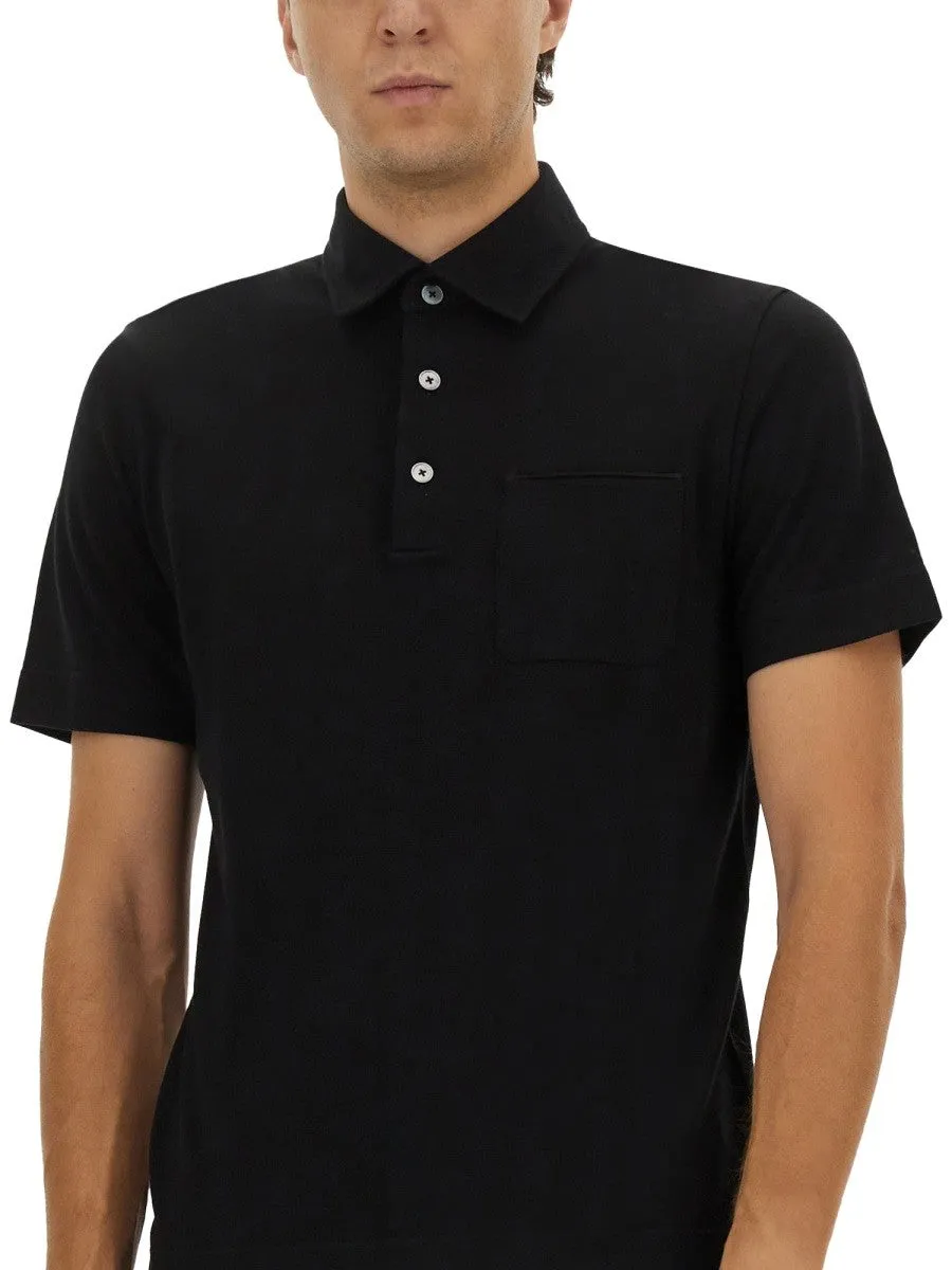Zegna COTTON POLO SHIRT WITH POCKET sold by Siebentaschen product image thumbnail 4