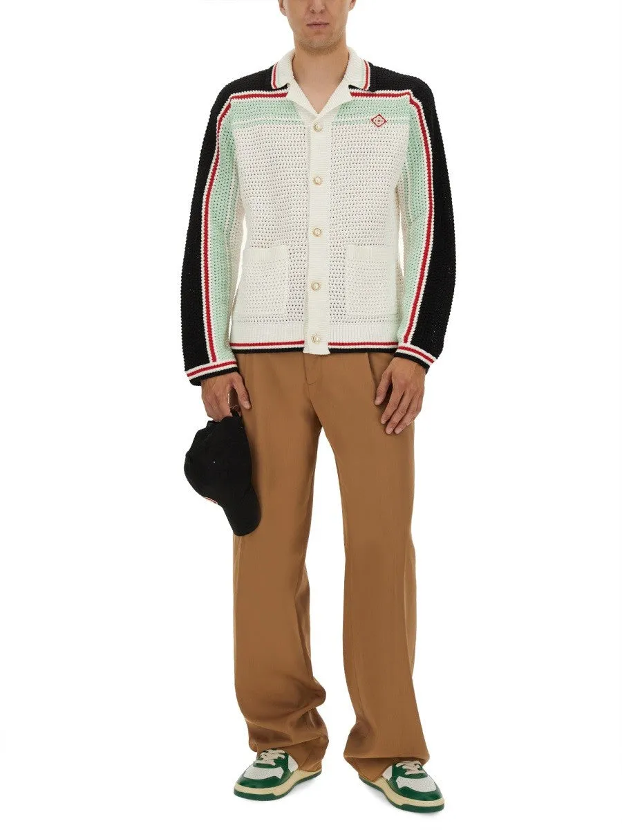CASABLANCA COTTON KNIT TENNIS SHIRT sold by Siebentaschen product image thumbnail 2