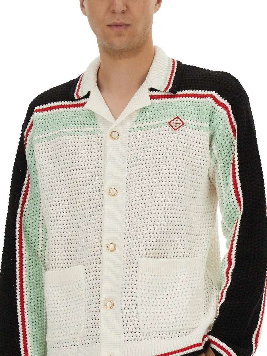 CASABLANCA COTTON KNIT TENNIS SHIRT sold by Siebentaschen product image thumbnail 4