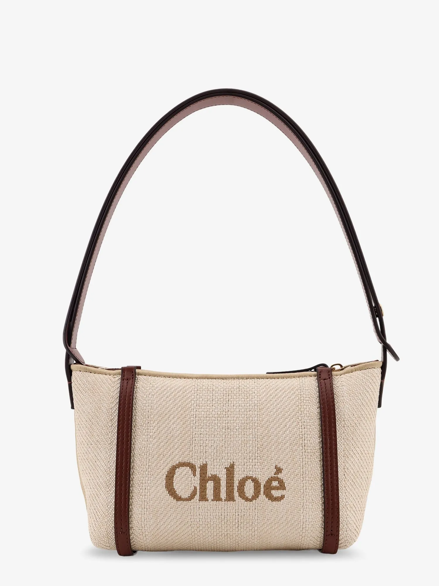 CHLOE' Chloè Carry canvas shoulder bag with logo embroidery sold by Siebentaschen product image thumbnail 3