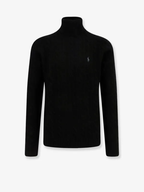Polo Ralph Lauren Wool and cashmere sweater with frontal logo sold by Siebentaschen