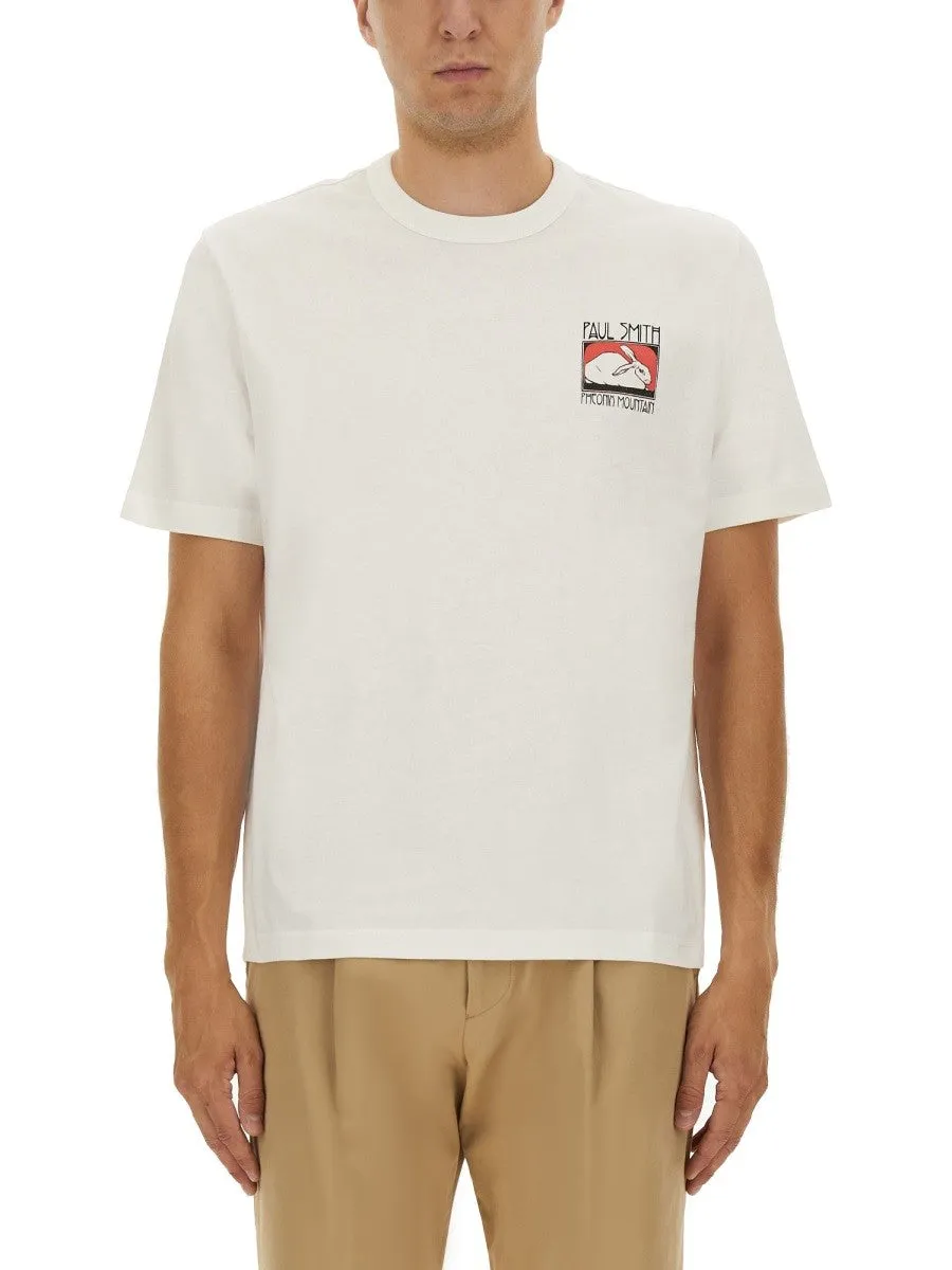 PS BY PAUL SMITH T-SHIRT WITH PRINT sold by Siebentaschen