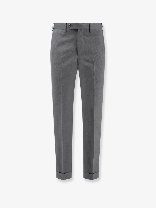 Pt Torino Style stretch cotton Master Fit trousers sold by Siebentaschen