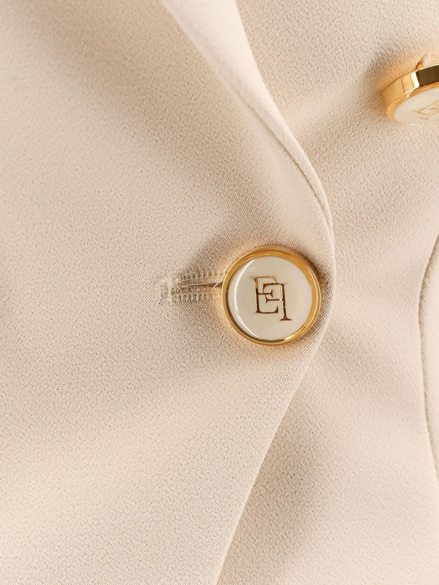 Elisabetta Franchi Fitted blazer with logoed buttons sold by Siebentaschen product image thumbnail 3