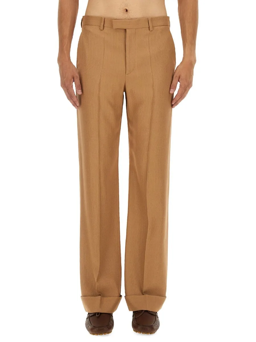 Valentino GABARDINE PANTS WITH LAPELS sold by Siebentaschen